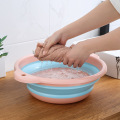Portable Folding Wash Basin Travel Basin Household Clean Bowl Small Middle Large Size PP Bathroom Basin Traveling Camping Bowl