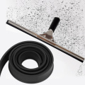 1pcs Rubber wiper strip Squeegee Replacement Stainless Steel Window Glass shower room mirror brush Wiper Cleaner Accessory