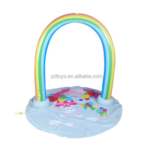 Custom Sprinkler Inflatable Rainbow Arch Toy Sprinkler for Sale, Offer Custom Sprinkler Inflatable Rainbow Arch Toy Sprinkler