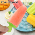 4 6 8 Cells Ice Cream Mold Popsicle Maker Lolly Mould Randomly Color Platsic Kitchen Tools Ice Cube Molds DIY Summer Accessories