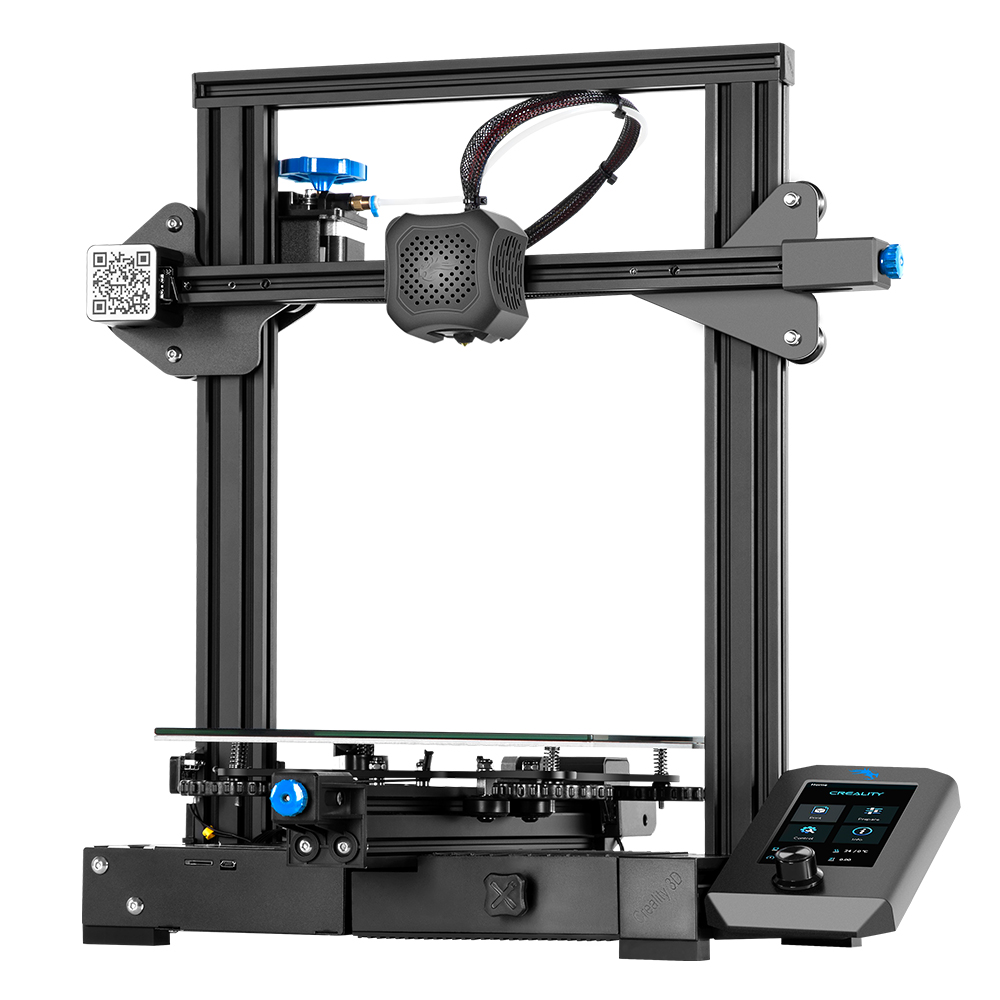 Ender-3 V2 3D Printer Kit Updated Self-Developed Silent Mainboard Creality 3D Smart Filament Sensor Resume Printing.