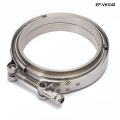 Racing Car T304 Stainless Steel V Band Clamp Flange Assembly For Exhaust Turbo Wastegate 4.5" OD Pipe EP-VKG45