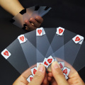 55pcs PVC Plastic Waterproof Novelty Clear Deck Transparent Poker Playing Cards