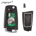 jingyuqin EWS Modified Flip Remote Key 4 Button 315MHz/433MHz PCF7935AA ID44 Chip for BMW E38 E39 E46 M5 X3 X5 Z3 Z4 HU58 HU92