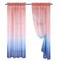 Gradient Color Translucent Curtains Bedroom Living Curtains Are DecoratedBright Fashionable Youth Atmosphere Modern Curtains