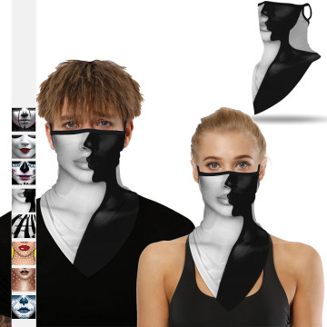 Mask Outdoor Print Seamless Ear Masks Sports Scarves Neck Tube Face Dust Riding Cycling Mask Headband Bandanas Protection