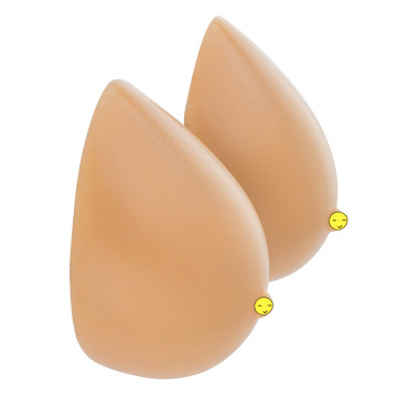 300g/Pair Fake Breast Drop-shaped Concave Bottom Postoperative Chest Make up False Boobs Shemale Cossdresser Drag Queen
