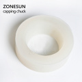 ZONESUN Capping Machine Chuck Rubber Mat for Capper 28-32mm 38mm Round Plastic Bottle with Security Ring Silicone Capping Chuck