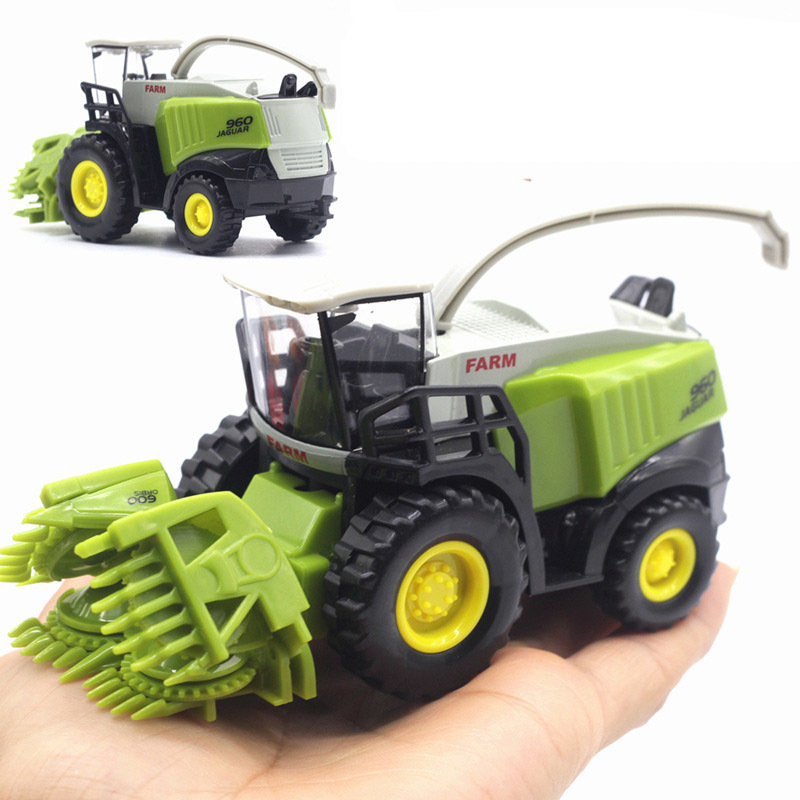 1:42 Farm Truck Agricultural Harvester Alloy Car Model Kids Vehicles Toy Car Farmer Tractors Car Educational Toys For Children