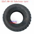 GO KART KARTING ATV UTV Buggy 22X7-10 Tubeless Tyre ATV 10 Inches Vacuum Wheel Tire 22x7.00-10