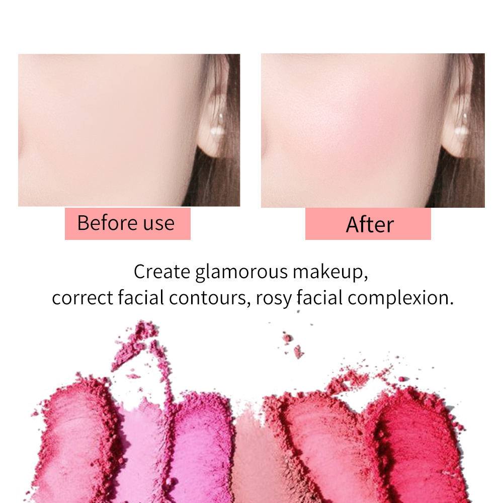 Loose Mineral Powder Blush8