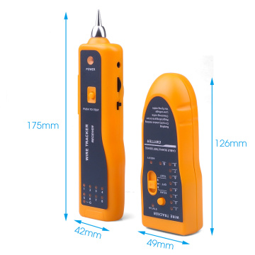 kebidumei New For RJ11 RJ45 Cat5 Cat6 Telephone Wire Tracker Tracer Toner Ethernet LAN Network Cable Tester Detector Line Finder