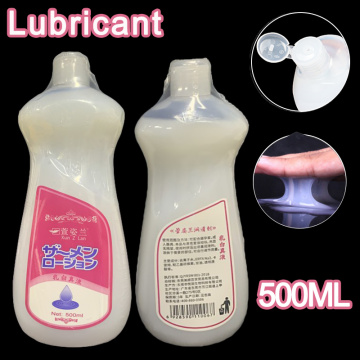500ML Lubricant for Sex Cream Super Capacity Viscous Lube Water Based Sex Massage Oil Anal Adult Masturbation Toy Couple Game