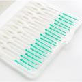 20pcs Soft Silicone Disposable Dental Floss Oral Hygiene Teeth Cleaning Floss Pick Interdental Brush Teeth Flosser Toothpick