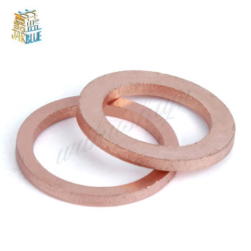 10Pcs M20/M21/M22/M24/M26/M27/M28/M30/---M60 Thickness1.5mm Copper Sealing Washer For Boat Crush Washer Flat Seal Ring Fitting