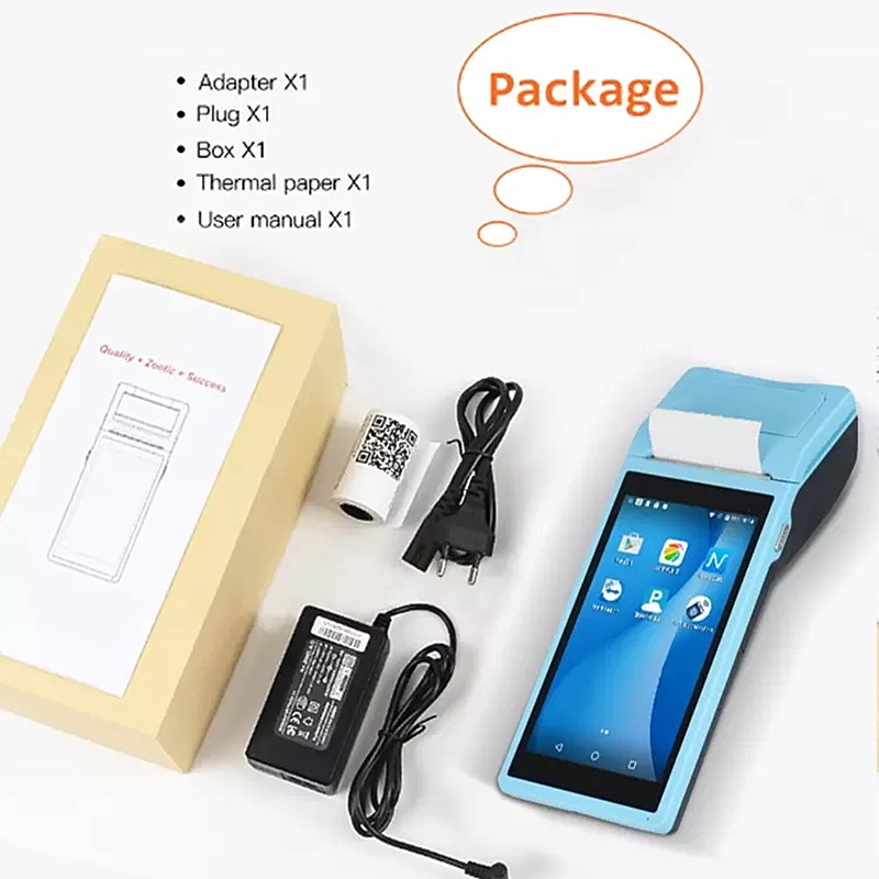 Q2 Q1 FREE POS System support E-Boleta Loyverse Android Pad 58mm Wireless Thermal Printer Handheld Barcode Camera Scanner 1D 2D