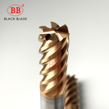 BB 6 Flutes Carbide End Mill Metal Steel Milling Cutter CNC Finish Machining Router