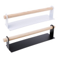 Hot Bathroom Wood Towel Hanger Rack Bar Kitchen Cabinet Cling Film Rag Hanging Holder Organizer Toilet Roll Paper Holder Shelf