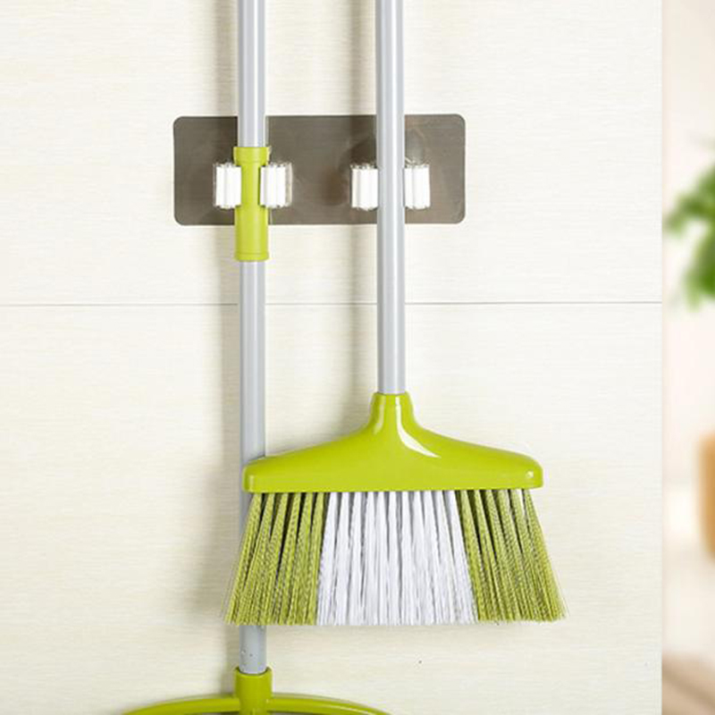 2018 Convenience Wall Mounted Mop Organizer Holder Hang Brush Broom Hanger Storage Rack Kitchen Home Bathroom Tool