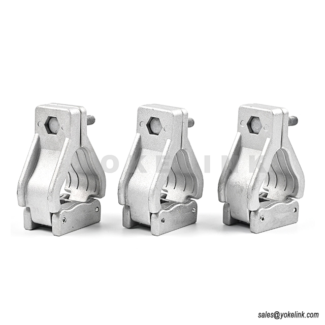 Wind power anti-magnetic three-core aluminum alloy cable cleat (3)