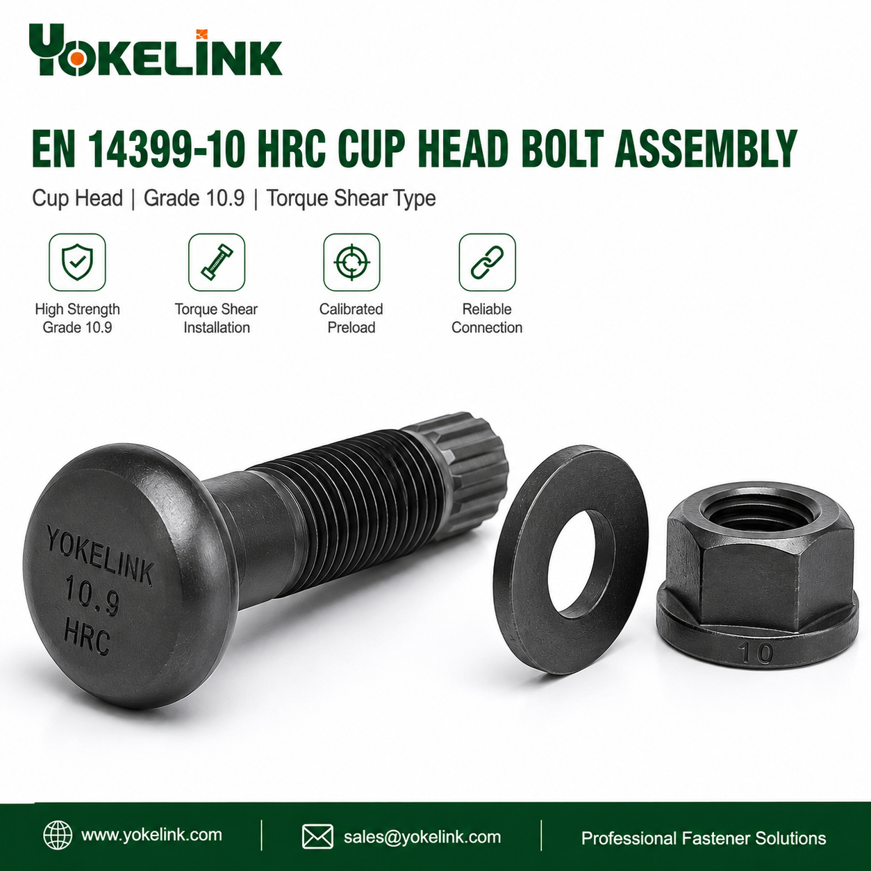 EN 14399-10 HRC Cup Head Bolt
