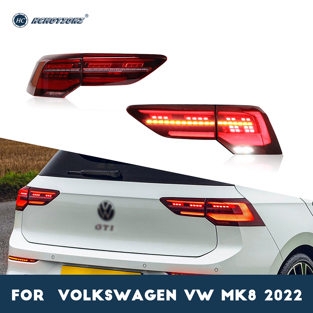 HCMOTIONZ LED Tail Lights For Volkswagen Golf MK8 2022 VW