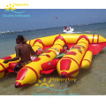 High Quality Water Towable Tube 6 seat inflatable banana fly fish boat,towable inflatable game