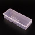 1PC Plastic Nail Tools Storage Box Nail Rhinestone Studs Decorations Brushes Buffer Files Grinding Container Holder Caseportable