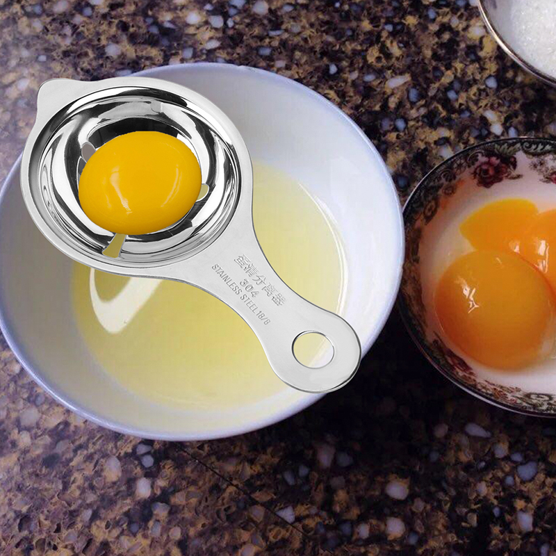 Fypo 304 Stainless Steel Egg Dividers Egg Yolk Protein Separation Tool Kitchen Gadgets Cooking Baking Tools Egg Dividers Egg