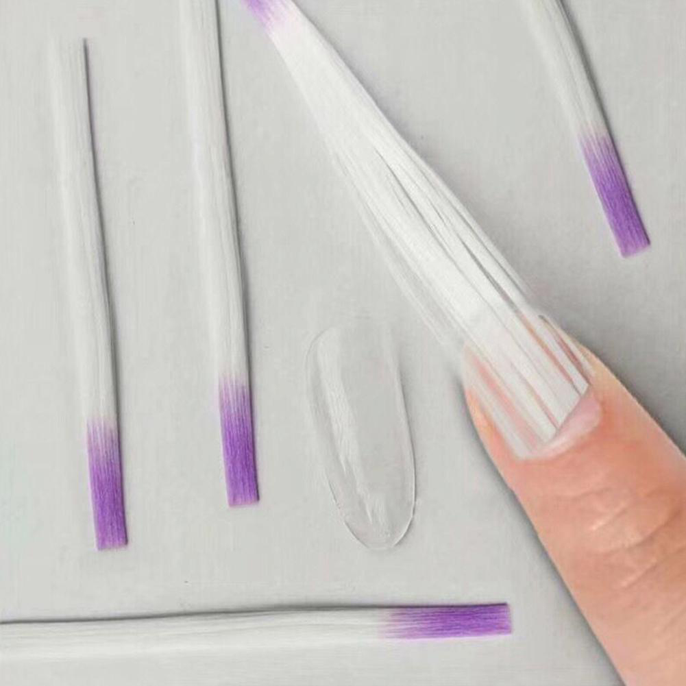 10Pcs Nail Form Fiberglass Quick Nail Art Extension Acrylic Tips Fiber Fibernail Builder UV Gel Building False Nail Acrylic Tips
