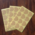 108pcs/lot Heart Shaped Blank Kraft Paper Stickers Seal Labels Gift Lables Stickers Gift Wrapping DIY Wedding Party Decoration
