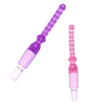Jelly Vibrator Stick Long Anal Butt Plug Beads Silicone G-Spot Massager Adults Sex Shop Sex Toys for Couples Masturbation Dildo
