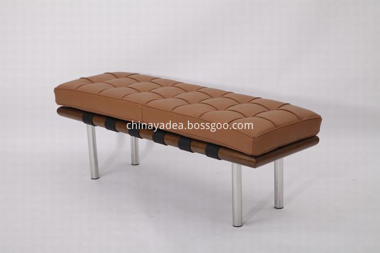 leather bed bench