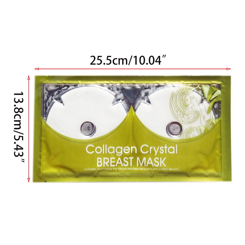 2Pcs Collagen Crystal Breast Enhancer Chest Enlargement Mask Body Shaping Patch 28GA