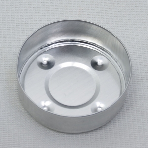 Different size aluminum cup for candles