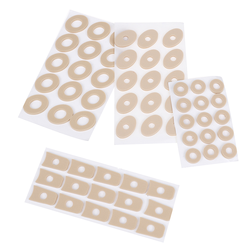 4 Types 15PCS/Sheet Callus Cushions Shoes Heel Pad Foam Round Toe Foot Corn Bunion Protectors Pads