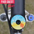 NEW Hot Sale Color Bike Headset Cap 28.6mm MTB Road Bicycle Head Parts Stem Cap Accessories PASS QUEST
