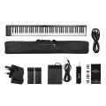 88 Keys Digital Electronic Piano Keyboard MIDI Output Built-in Stereo Speakers Light Strip with 400 Tones 128 Rhythms 80 Songs