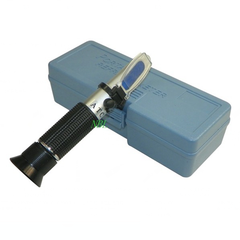 Portable Refractometer 4In1 Engine Fluid Glycol Antifreeze Freezing Point Car Battery Refractometer Apparatus ATC Refractometers