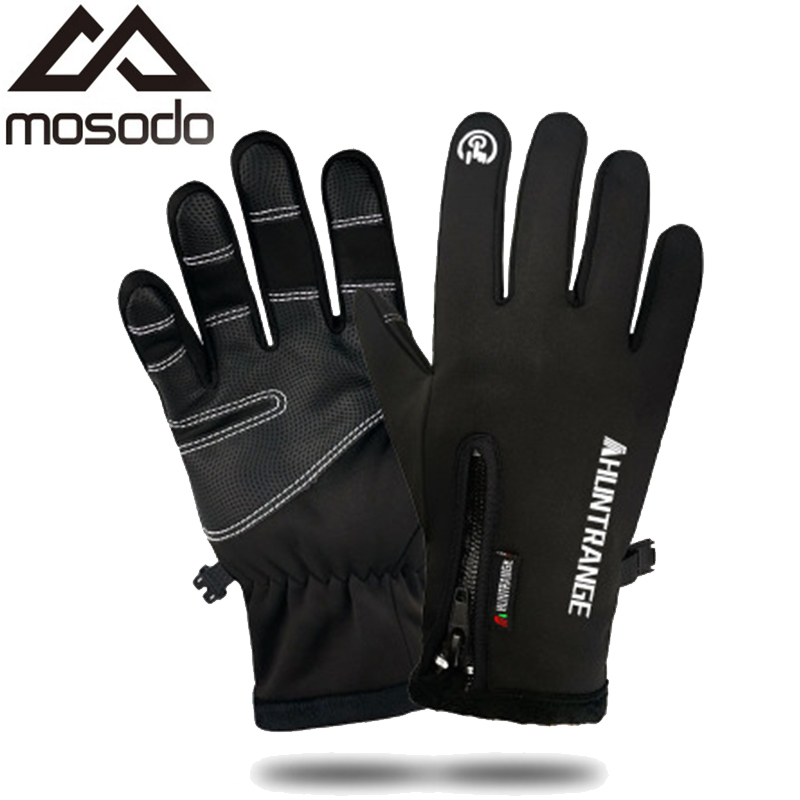 Mosodo Anti Slip Ski Gloves Touch Screen Touch Screen Snow Glove Moto Waterproof Thermal Winter Men Women Gloves Winter Fishing