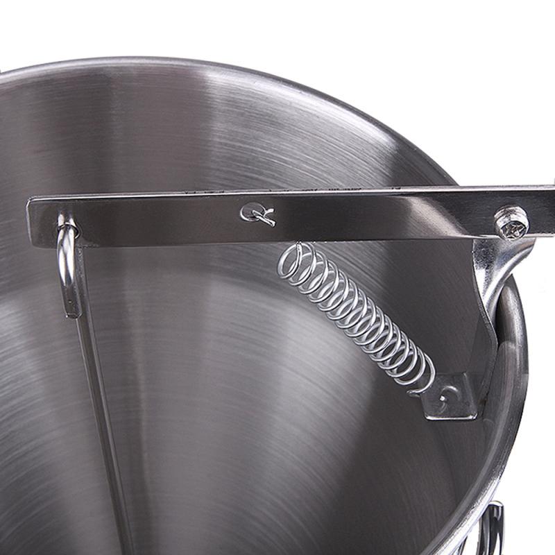 Stainless Steel Piston Funnel w/Support for Sauce Cream Dosing Funnel for Sauce
