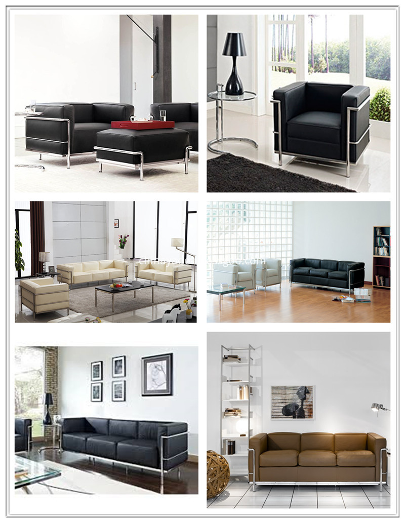 leather single sofa