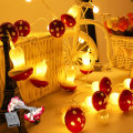2m 3m Mushroom Shape Wire String Light Battery Operated Led Lights Decoration Christmas Party Home Fairy Lights Gift Garland