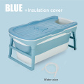 blue with cover