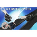 6Pcs/set Universal Fix Zipper Metal Zippers For Household Zip Closure Sewing Magic Zipper Replacement For Shoes Bags Clothes