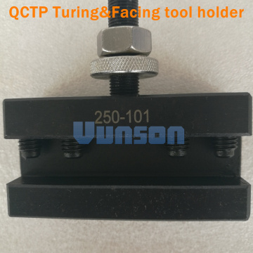QCTP 250-101 Quick change tool holder turning and facing tool holder for lathe cutter cutting tool bits max. 1/2