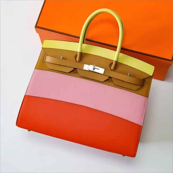 Fashionable Leather Patchwork Tote