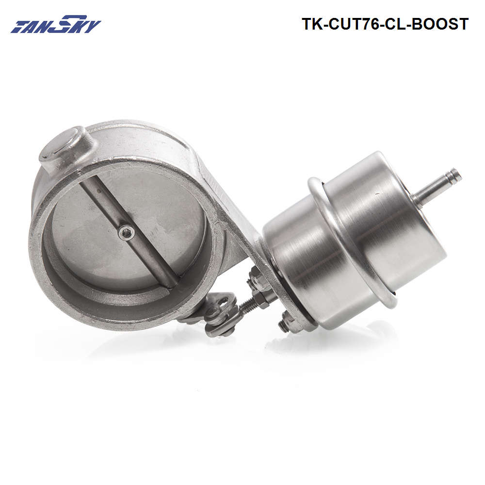 Exhaust Control Valve Set Boost Actuator CLOSED Style 76mm Pipe Pressure about 1 BAR For Jeep Cherokee TK-CUT76-CL-BOOST