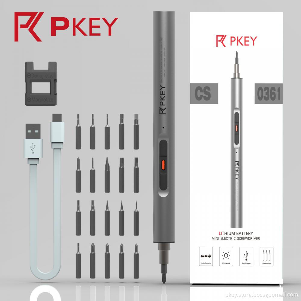 PKEY Built-in Li-battery Electric Screwdriver