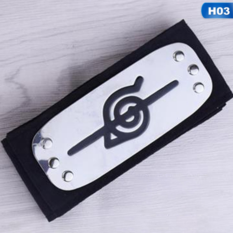 Japan Anime Naruto Cosplay Headband Prop Sasuke Uchiha Itachi Kakashi Members Headband Headwear Cosplay Costume Accessories Gift